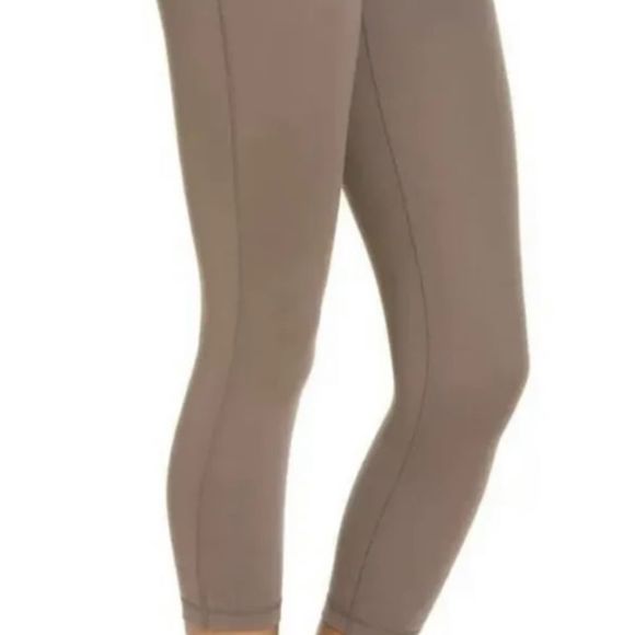 Zella Studio Lite Crop Leggings - Grey Sparrow Size Small - Picture 3 of 6